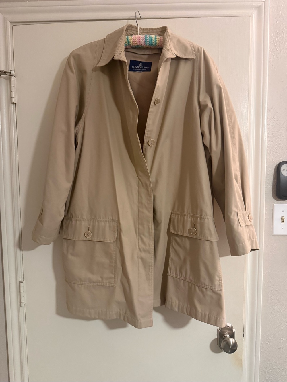 London Fog Classic Tan Trench Coat